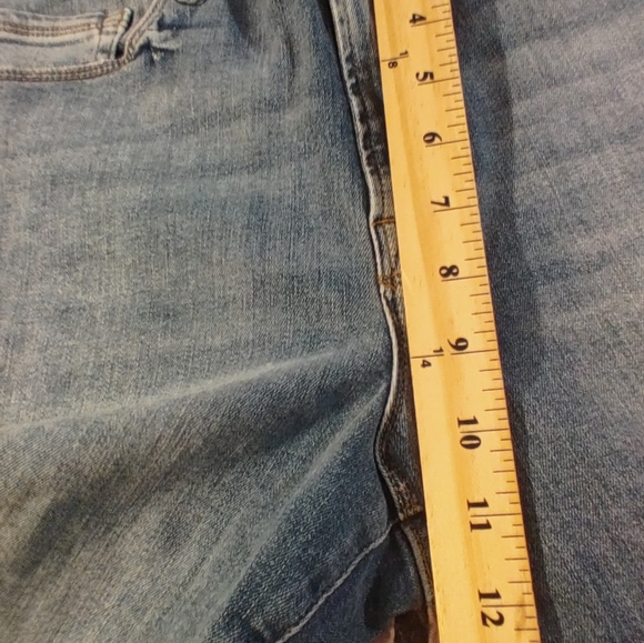 Good American Good Legs Distressed Buste Knees Ankle Jeans 12/31 - Picture 6 of 16